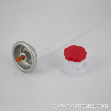 Cleaning spray tinplate can plastic nozzle valve